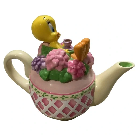 Looney toons tweety ceramic tea pot - Picture 3 of 7